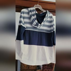 Womens striped hoodie
